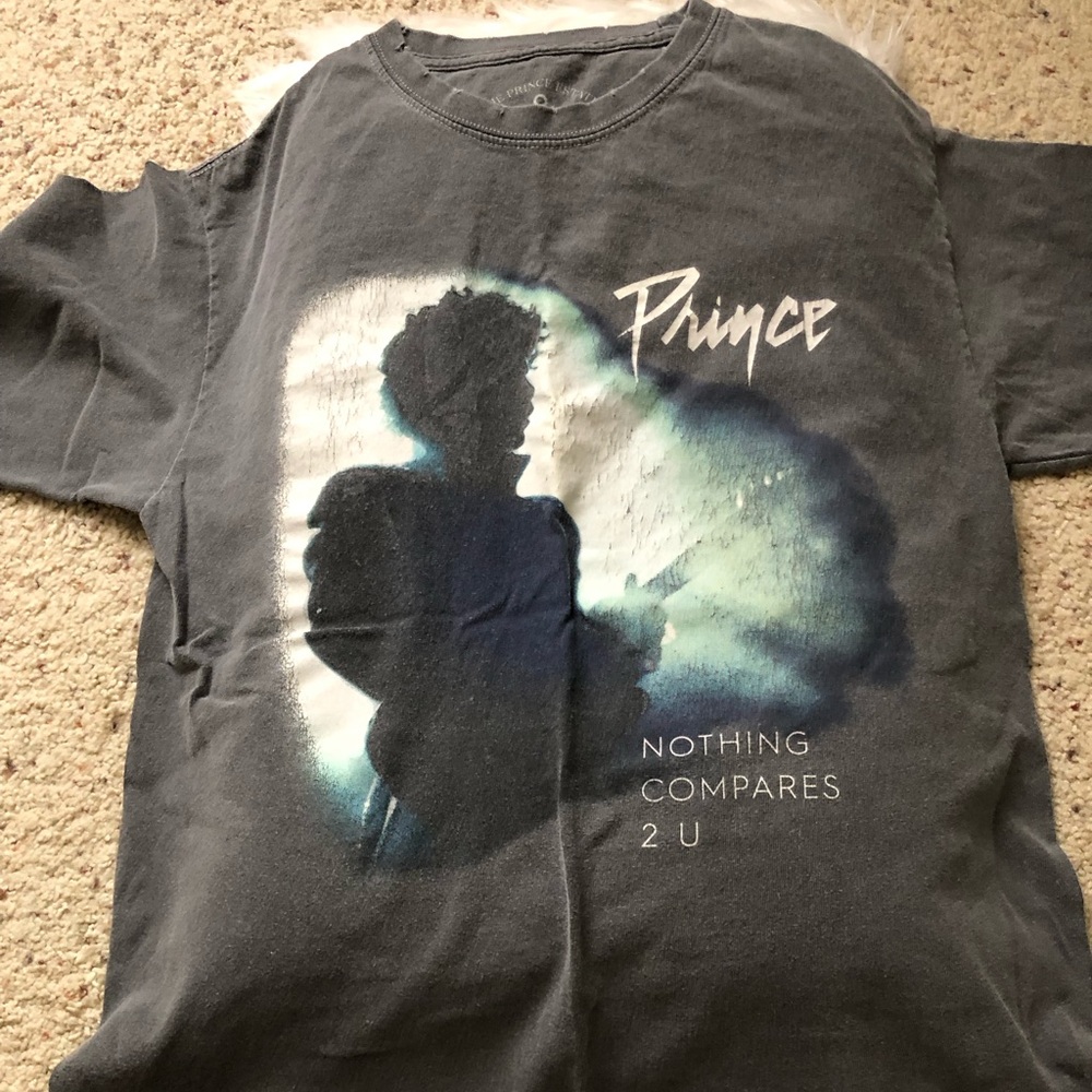 Prince Official & Approved Logo Tee - Black with White Print